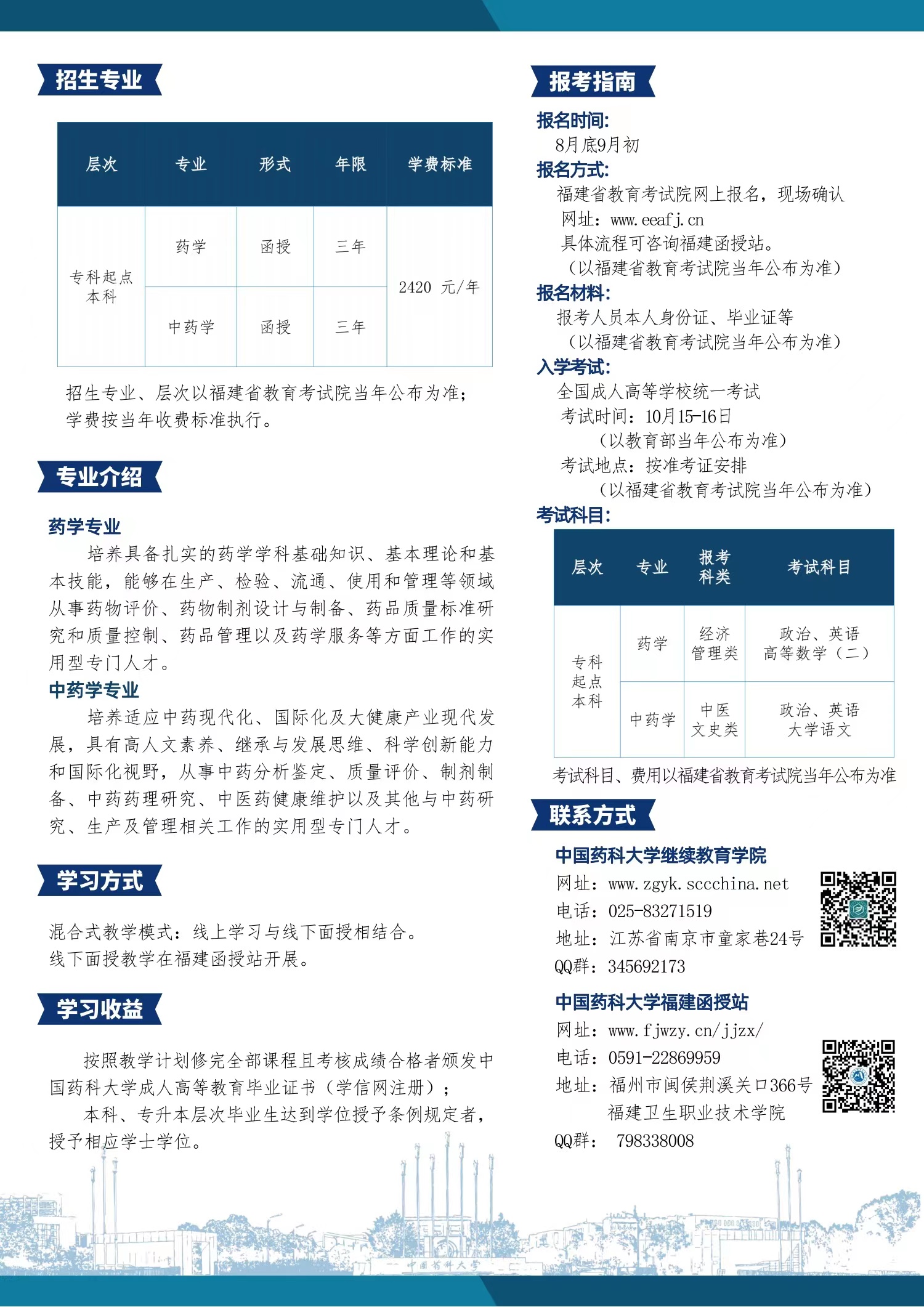  2022年福建衛(wèi)生職業(yè)技術(shù)學(xué)院成人高考招生簡(jiǎn)章2